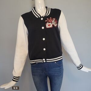 Hell Bunny Anchor And Sparrows Varsity Jacket, GUC, Size L